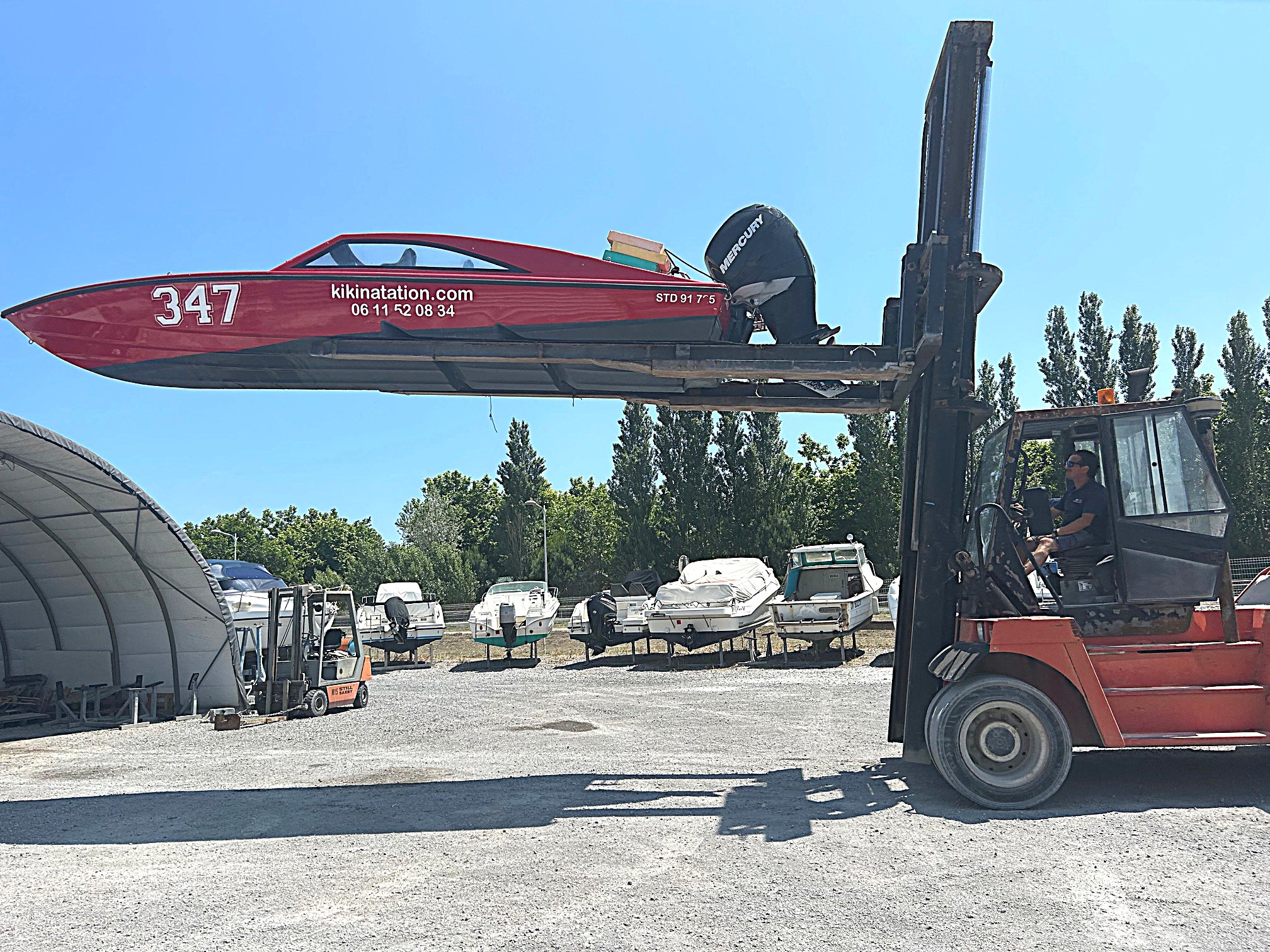 Stockage et hivernage de bateaux à Marseillan Plage